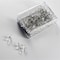 Oic Pushpins, Plastic, Clear, Head 1/2" L, 100/BX 100PK OIC92707 - alternate 2